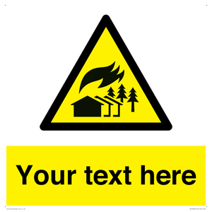 Custom Warning: Large scale fire zone